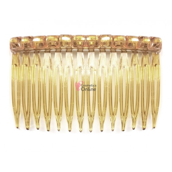 Pieptene din plastic BT007BB Auriu pentru par sau Voal sau accesorii de par